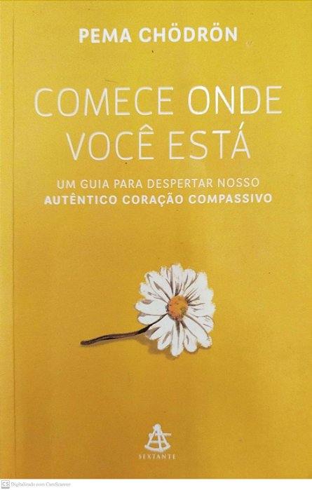 Livro Comece onde Você Está Autor Chödrön, Pema (2020) [seminovo]