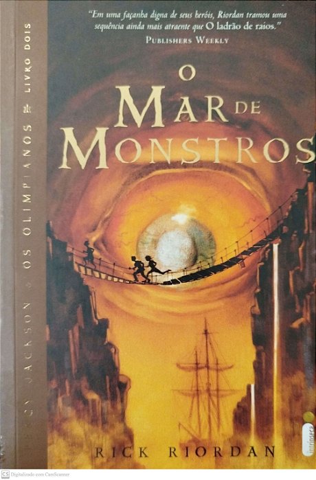 Livro o Mar de Monstros - Percy Jackson e os Olimpianos Livro 2 Autor Riordan, Rick (2009) [seminovo]