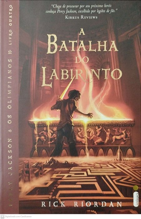 Livro a Batalha do Labirinto - Percy Jackson e os Olimpianos Livro Quatro Autor Riordan, Rick (2010) [seminovo]