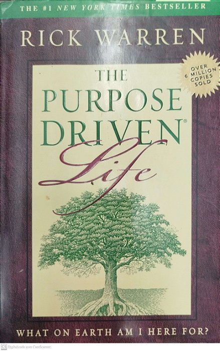 Livro The Purpose Driven Life Autor Warren, Rick (2002) [seminovo]
