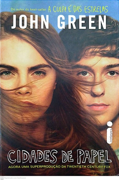 Livro Cidades de Papel (capa do Filme) Autor Green, John (2015) [usado]