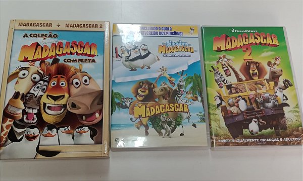Dvd Madagascar - Coleção Editora Eric Darnell e Tom Mcgrath [seminovo]