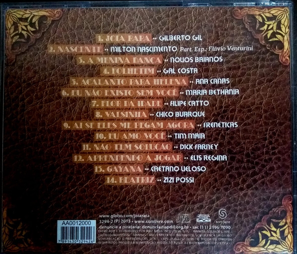 Cd Jóia Rara - Trilha Sonora Interprete Vários (2013) [usado]