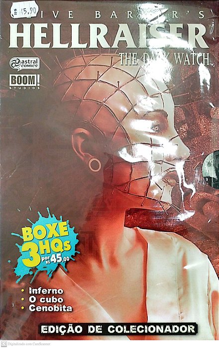 Gibi Box Hellraiser: The Dark Watch 3 Volumes Autor Barker, Clive (2014) [seminovo]