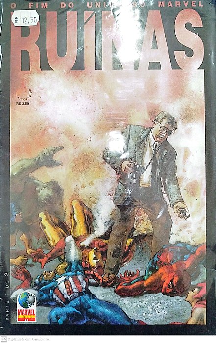 Gibi Ruínas: o Fim do Universo Marvel - Minissérie Completa em 2 Edições Autor (1998) [usado]