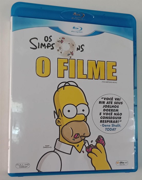 Dvd os Simpsons: o Filme [blu-ray] Editora David Silverman [seminovo]