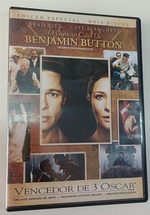 Dvd o Curioso Caso de Benjamin Button - Edição Especial, Dois Discos Editora David Fincher [usado]