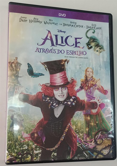 Dvd Alice Através do Espelho Editora James Bobin [seminovo]