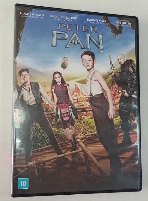 Dvd Peter Pan [2015] Editora Joe Wright [seminovo]