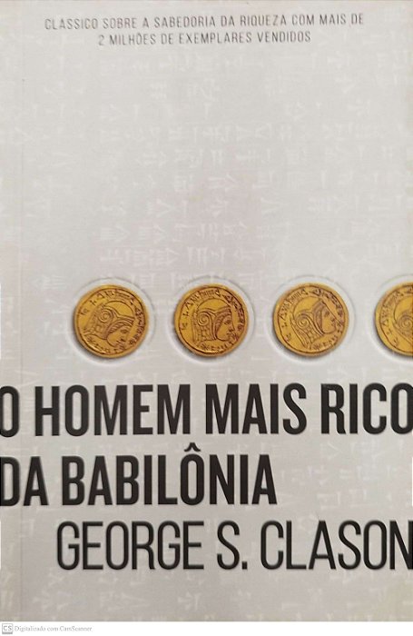Livro o Homem Mais Rico da Babilônia Autor Clason, George S. (2021) [seminovo]