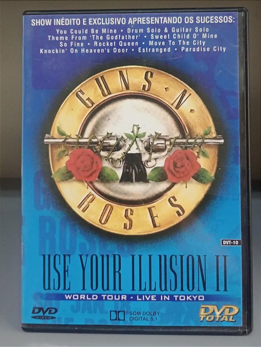 Dvd Guns N'' Roses: Use Your Illusion Ii - Live In Tokyo Editora [usado]