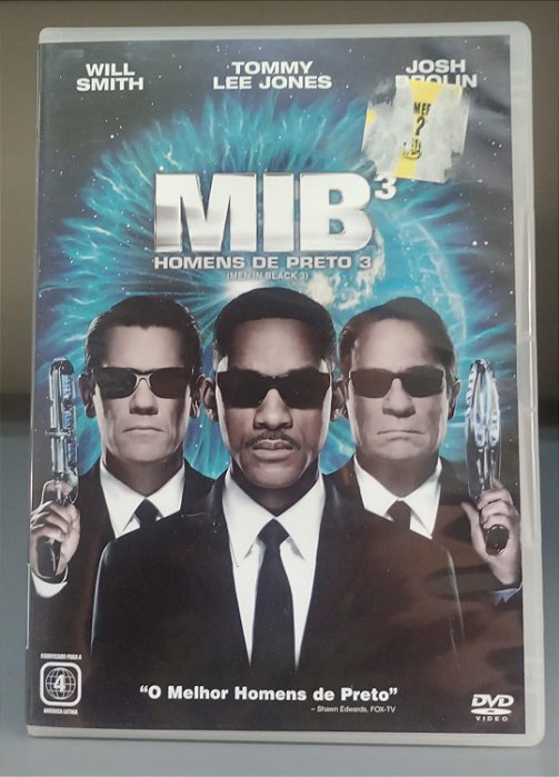 Dvd Mib - Homens de Preto 3 Editora Barry Sonnenfeld [seminovo]