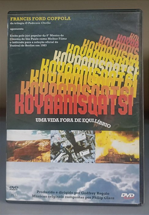 Dvd Koyaanisqatsi: Uma Vida em Equilibrio Editora Godfrey Reggio [seminovo]