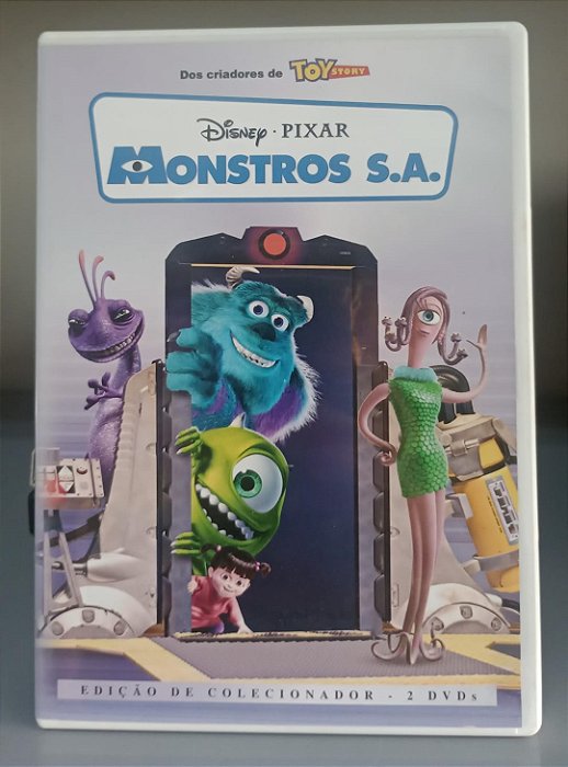 Dvd Monstros S.a. - Edição de Colecionador 2 Dvds Editora Pete Docter [usado]