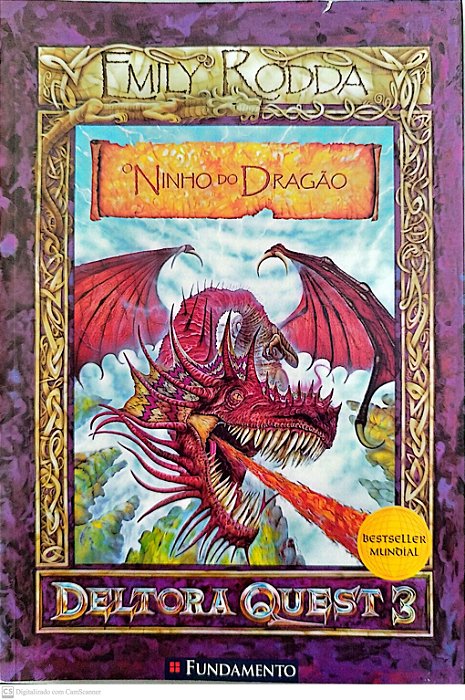 Livro o Ninho do Dragão - Deltora Quest 3 Autor Rodda, Emily (2008) [seminovo]