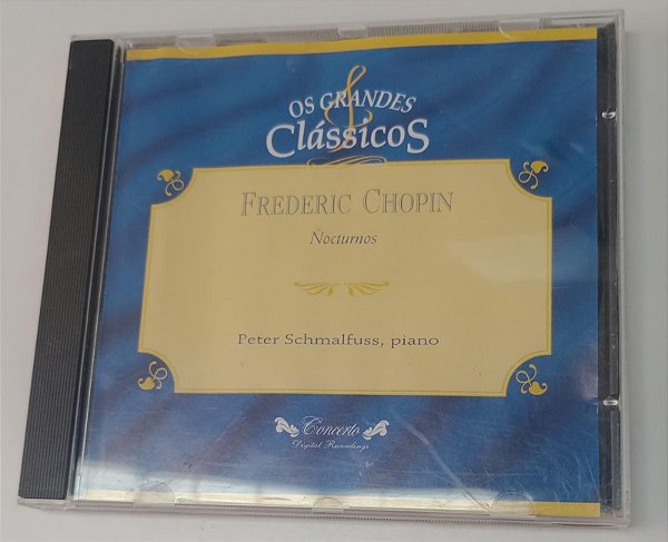 Cd F. Chopin - Nocturnos Interprete Peter Schmalfuss (1995) [usado]
