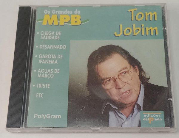 Cd Tom Jobim - os Grandes da Mpb Interprete Tom Jobim (1997) [usado]