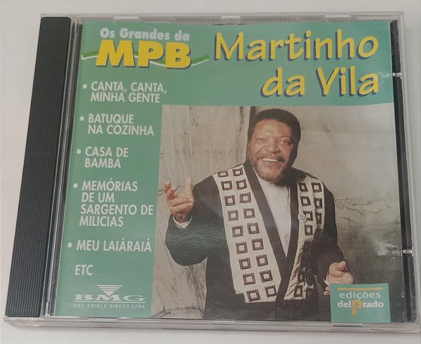Cd Martinho da Vila - os Grandes da Mpb Interprete Martinho da Vila (1996) [usado]