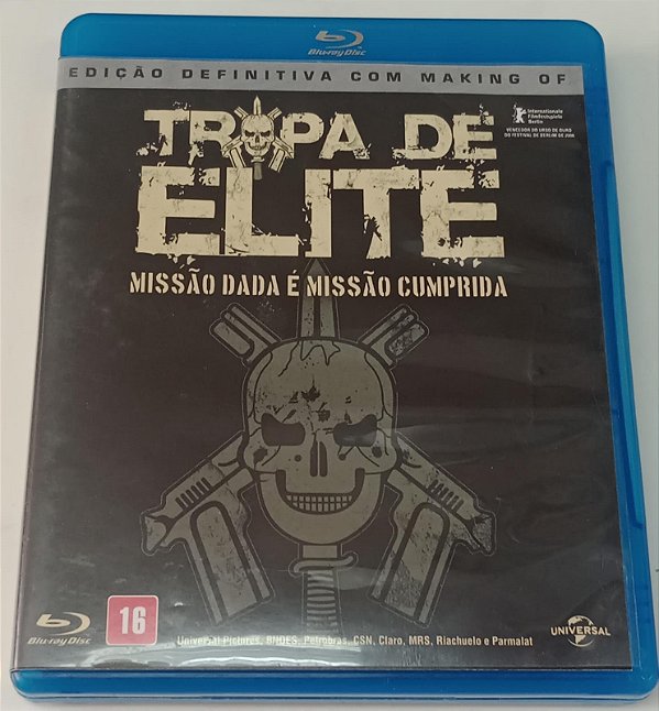 Dvd Tropa de Elite [blu-ray / Edição Definitiva] Editora José Padilha [usado]