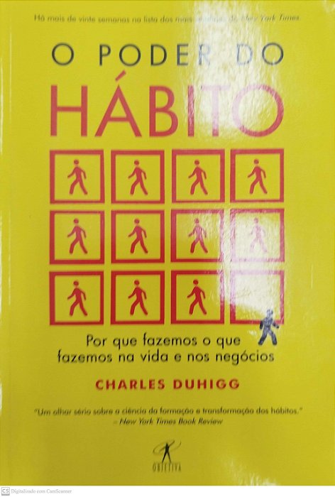 Livro o Poder do Hábito Autor Duhigg, Charles (2018) [seminovo]