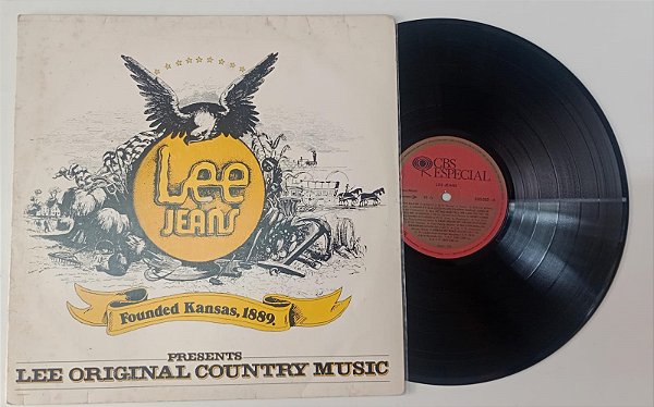 Disco de Vinil Lee Jeans Presents Lee Original Country Music - 1980 Interprete Vários (1980) [usado]
