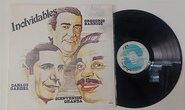 Disco de Vinil Carlos Gardel, Gregorio Barrios e Bienvenido Granda - 1986 Inolvidables Interprete Carlos Gardel, Gregorio Barrios, Bienvenido Granda (1986) [usado]