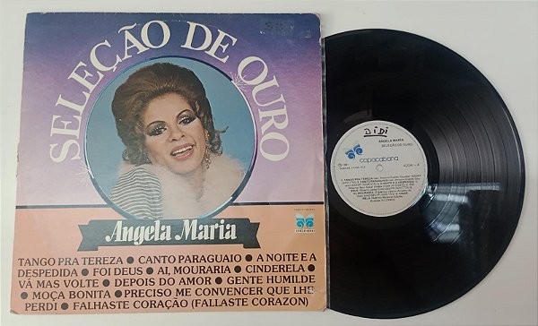 Disco de Vinil Angela Maria - 1981 Seleção de Ouro Interprete Angela Maria (1981) [usado]