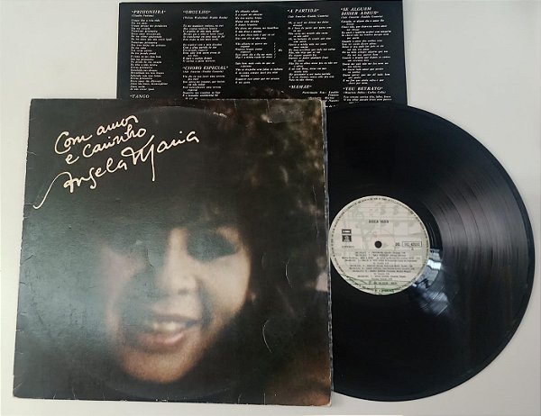 Disco de Vinil Angela Maria - 1978 com Amor e Carinho Interprete Angela Maria (1978) [usado]
