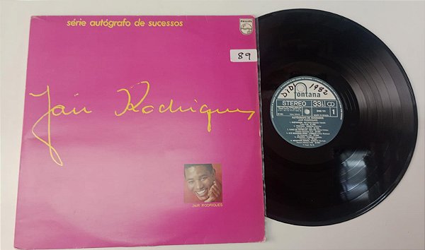 Disco de Vinil Jair Rodrigues - 1982 Série Autógrafo de Sucessos Interprete Jair Rodrigues (1982) [usado]