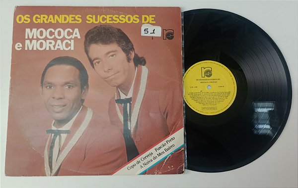 Disco de Vinil Mococa e Moraci - os Grandes Sucessos de Mococa e Moraci Interprete Mococa e Moraci [usado]