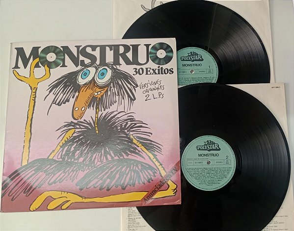 Disco de Vinil Monstruo 30 Exitos Versiones Originales 2 Lps - 1983 Interprete Vários (1983) [usado]