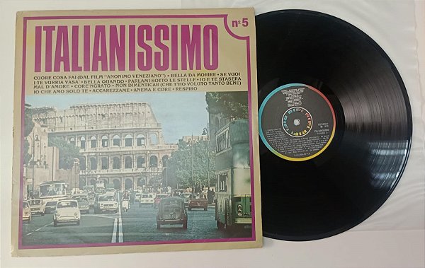 Disco de Vinil Italianissimo (1978) Interprete Vários (1978) [usado]