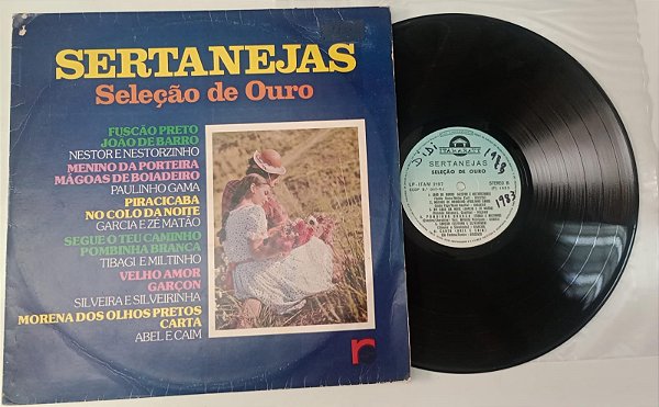 Disco de Vinil Sertanejas - 1983 Seleção de Ouro Interprete Vários (1983) [usado]