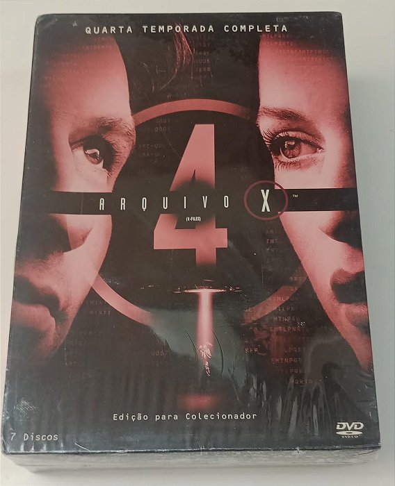 Dvd Arquivo X - Quarta Temporada Editora Chris Carter [novo]