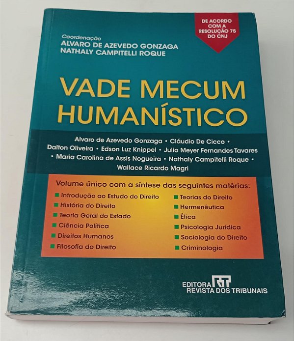 Livro Vade Mecum Humanístico Autor Vários (2010) [seminovo]