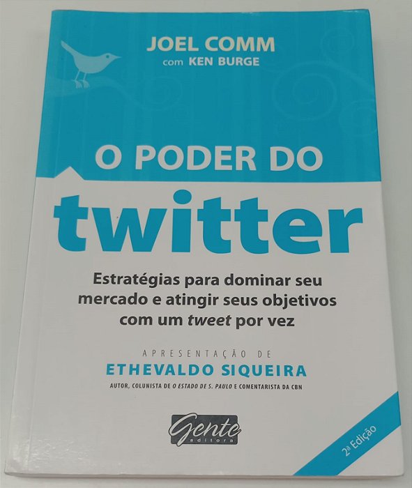Livro o Poder do Twitter Autor Comm, Joel (2009) [seminovo]