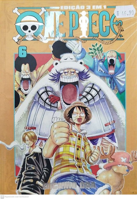 Gibi One Piece #6 - Edição 3 em 1 Autor (2022) [usado]
