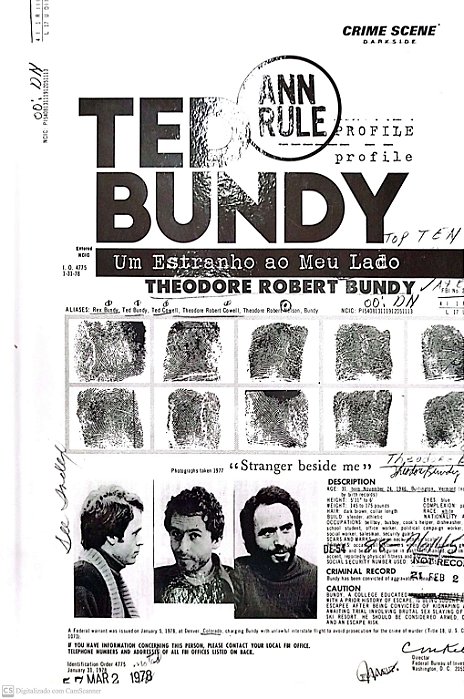 Livro Ted Bundy: um Estranho ao Meu Lado Autor Rule, Ann (2019) [seminovo]