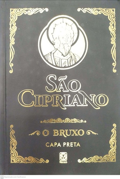 Livro São Cipriano, o Bruxo - Capa Preta Autor Desconhecido (2020) [seminovo]