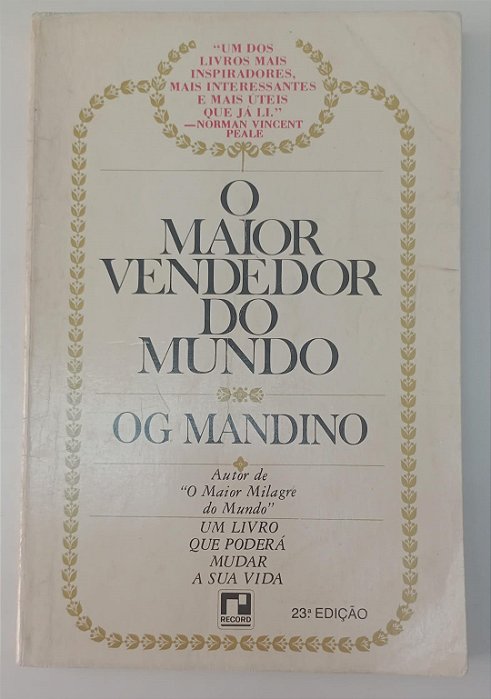 Livro o Maior Vendedor do Mundo Autor Mandino, Og [usado]