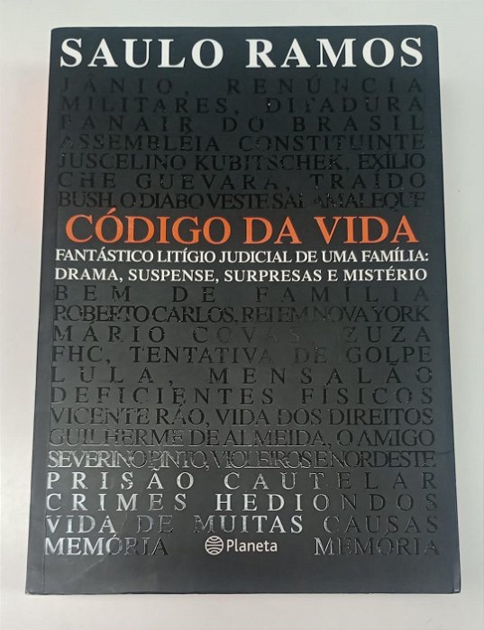 Livro Código da Vida Autor Ramos, Saulo (2008) [seminovo]