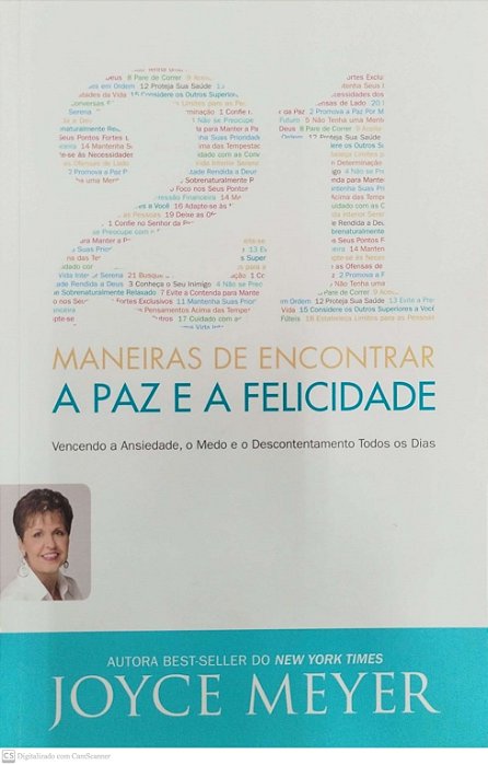 Livro 21 Maneiras de Encontrar a Paz e a Felicidade Autor Meyer, Joyce (2012) [seminovo]