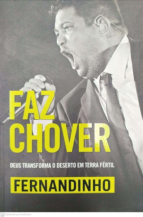 Livro Faz Chover Autor Fernandinho (2014) [seminovo]