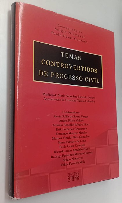Livro Temas Controvertidos de Processo Civil Autor Niemeyer [coord], Sérgio (2001) [usado]