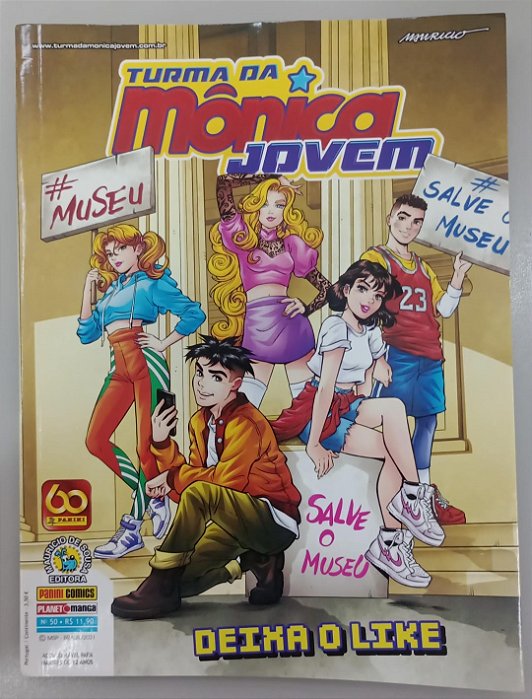 Gibi Turma da Mônica Jovem #50 Segunda Série Autor Maurício de Sousa (2021) [usado]