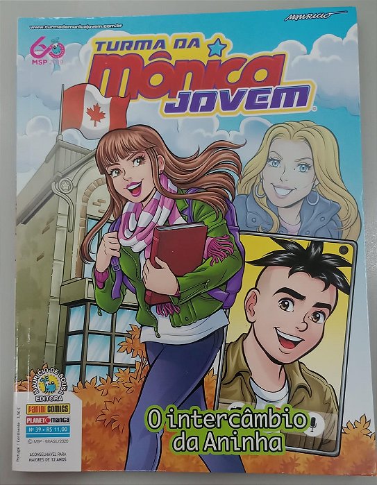 Gibi Turma da Mônica Jovem #39 Segunda Série Autor Maurício de Sousa (2020) [usado]