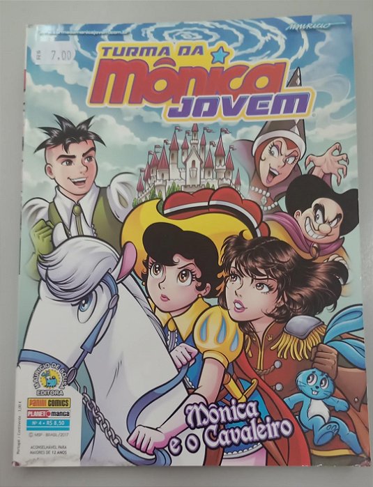 Gibi Turma da Mônica Jovem #4 Segunda Série Autor Maurício de Sousa (2017) [usado]