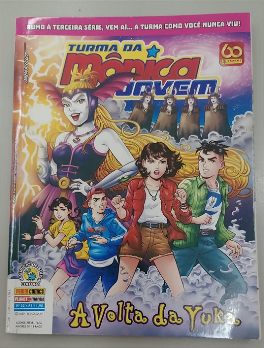 Gibi Turma da Mônica Jovem #52 Segunda Série Autor Maurício de Sousa (2021) [usado]