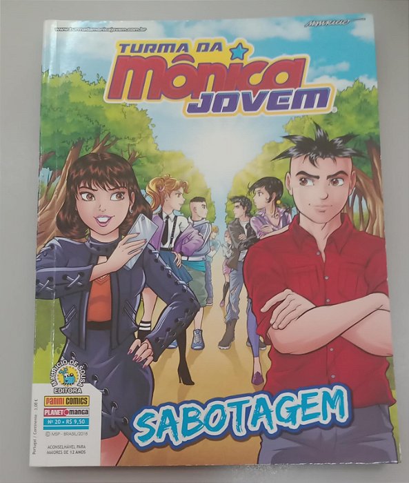 Gibi Turma da Mônica Jovem #20 Segunda Série Autor Maurício de Sousa (2018) [usado]