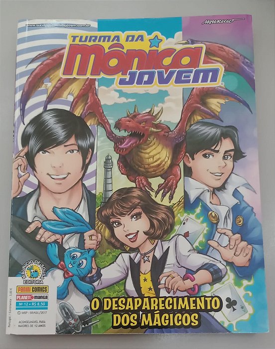 Gibi Turma da Mônica Jovem #12 Segunda Série Autor Maurício de Sousa (2017) [usado]
